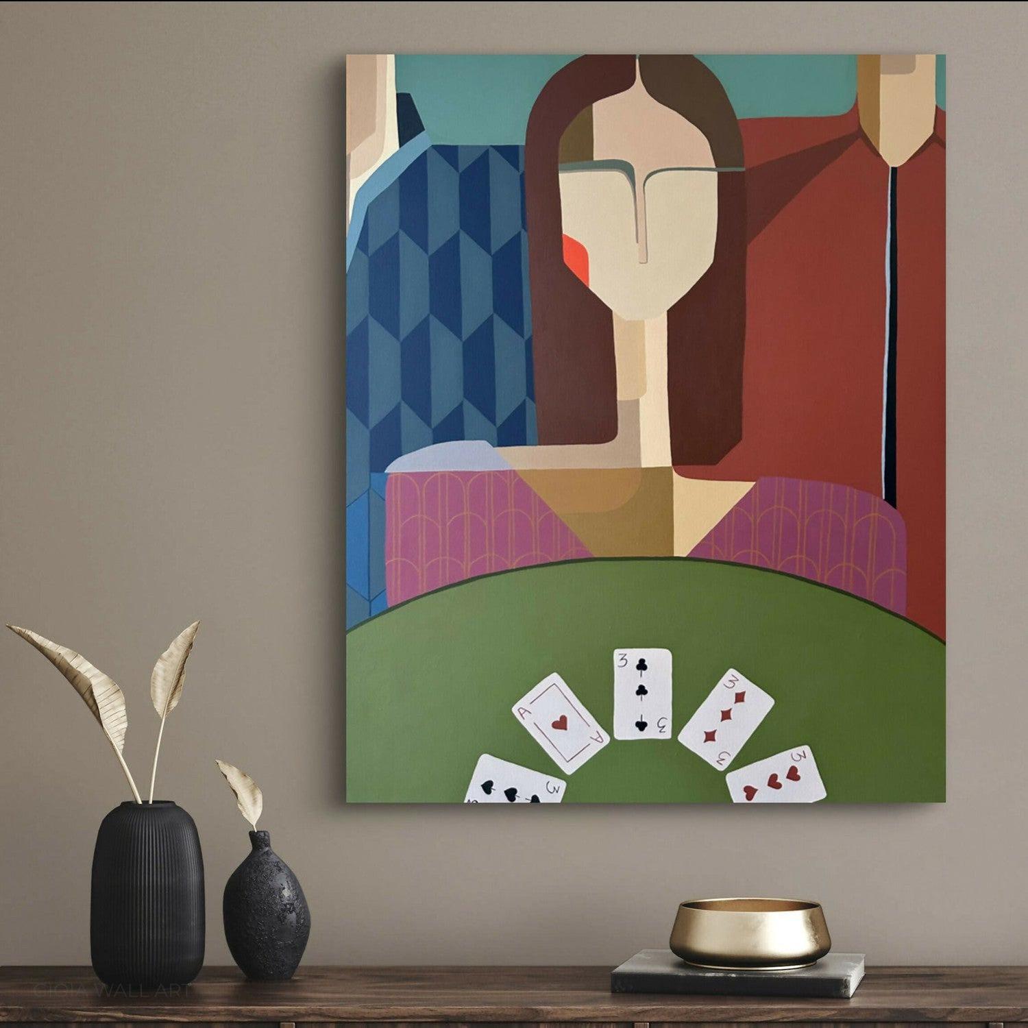 The Bluff, Acrylic on Canvas, 61x76cm, by Gina Ward , Original Artwork-by-Gina Ward-original art-Gioia