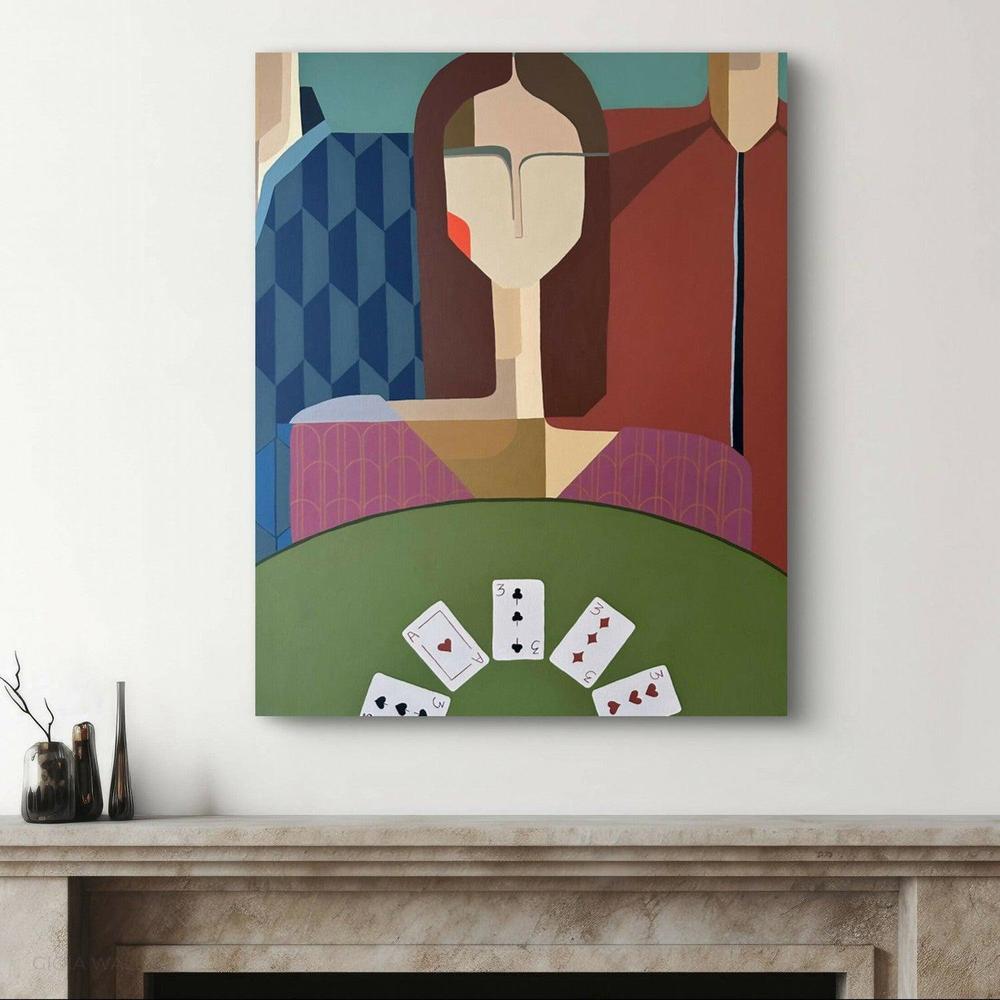 The Bluff, Acrylic on Canvas, 61x76cm, by Gina Ward , Original Artwork-by-Gina Ward-original art-Gioia
