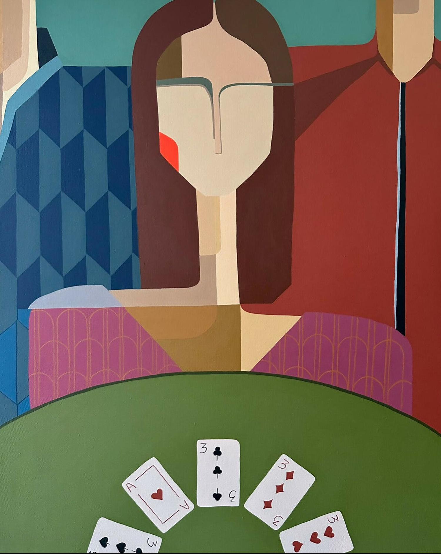The Bluff, Acrylic on Canvas, 61x76cm, by Gina Ward , Original Artwork-by-Gina Ward-original art-Gioia