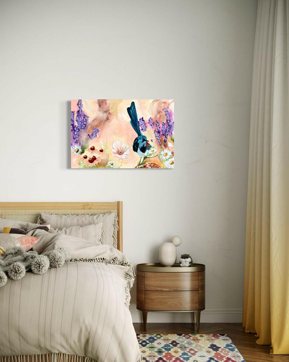 The Fairy Garden, Original Hand-Painted Canvas By Emily Birdsey-by-Emily Birdsey-original art-Gioia