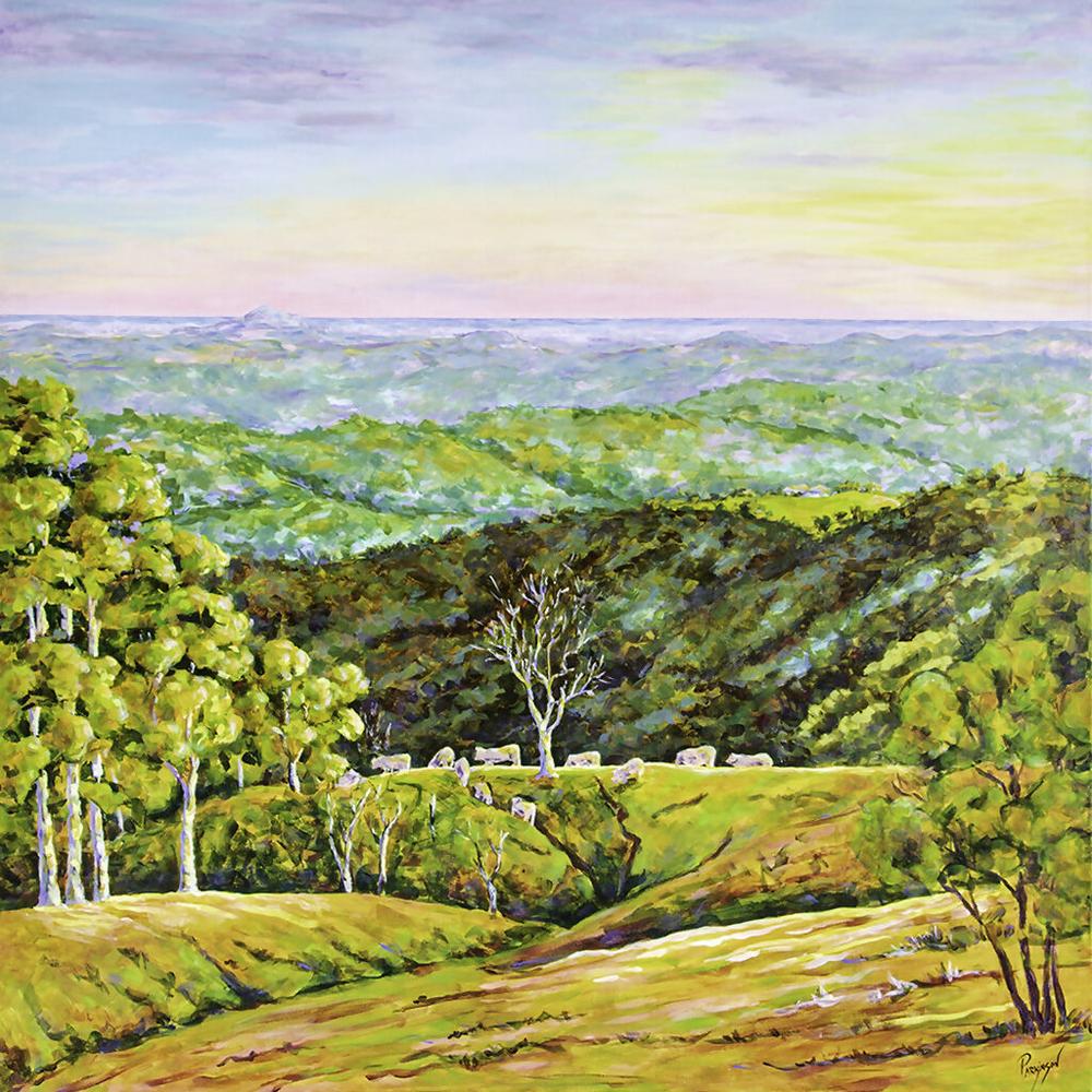 The First Flush of Sunrise-by-Judi Parkinson Original Art-original art-Gioia