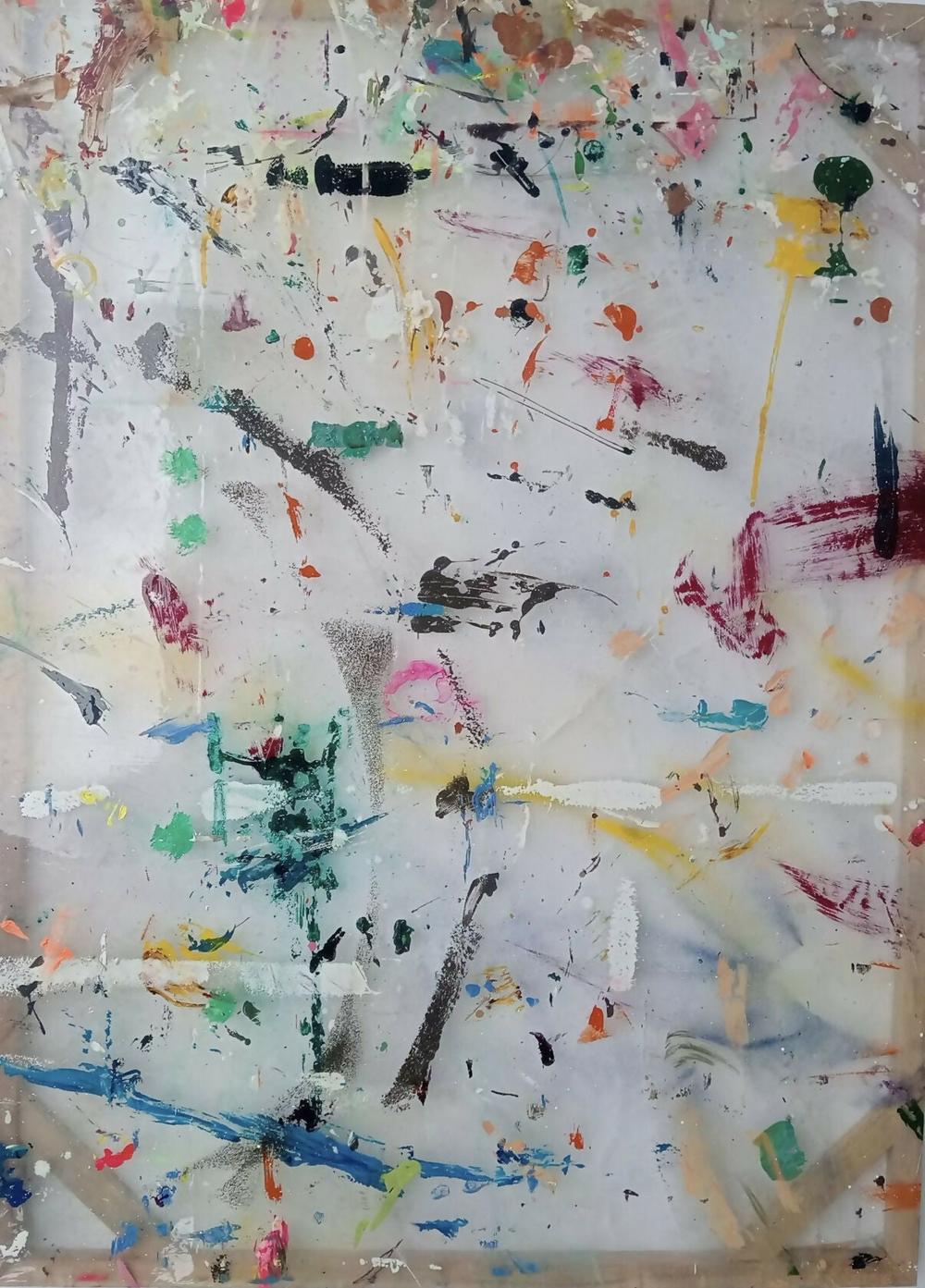 The Floor Did It part 2-by-Sadik Stitch-original art-Gioia