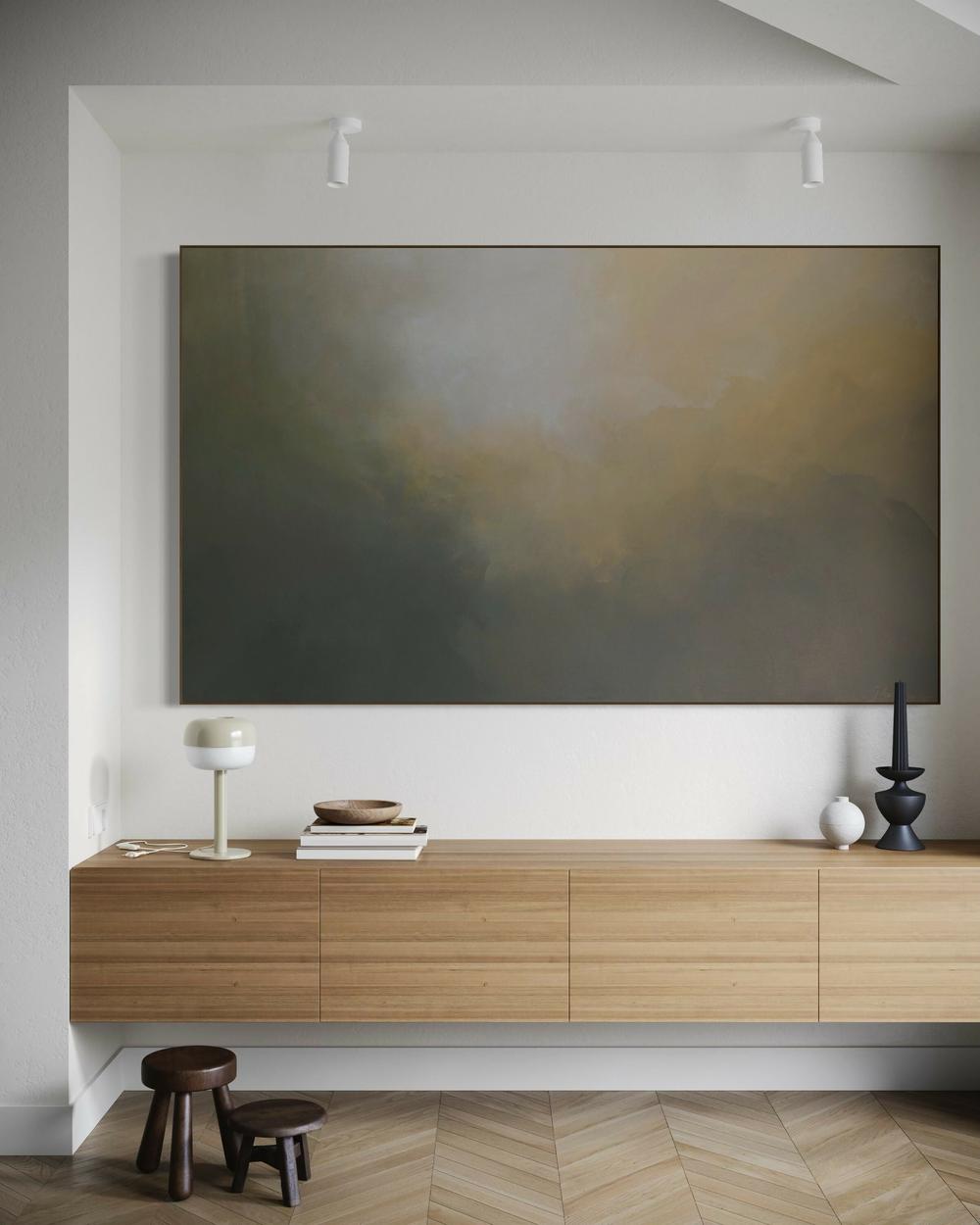 The Forest Wakes-by-Gabriela Azar Schreiner-original art-Gioia