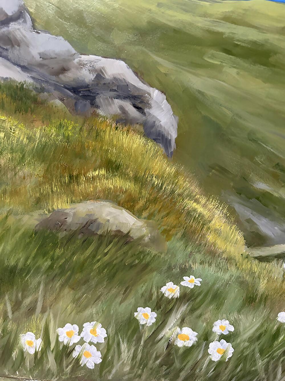 The High Country-by-Pamela Gleeson-original art-Gioia