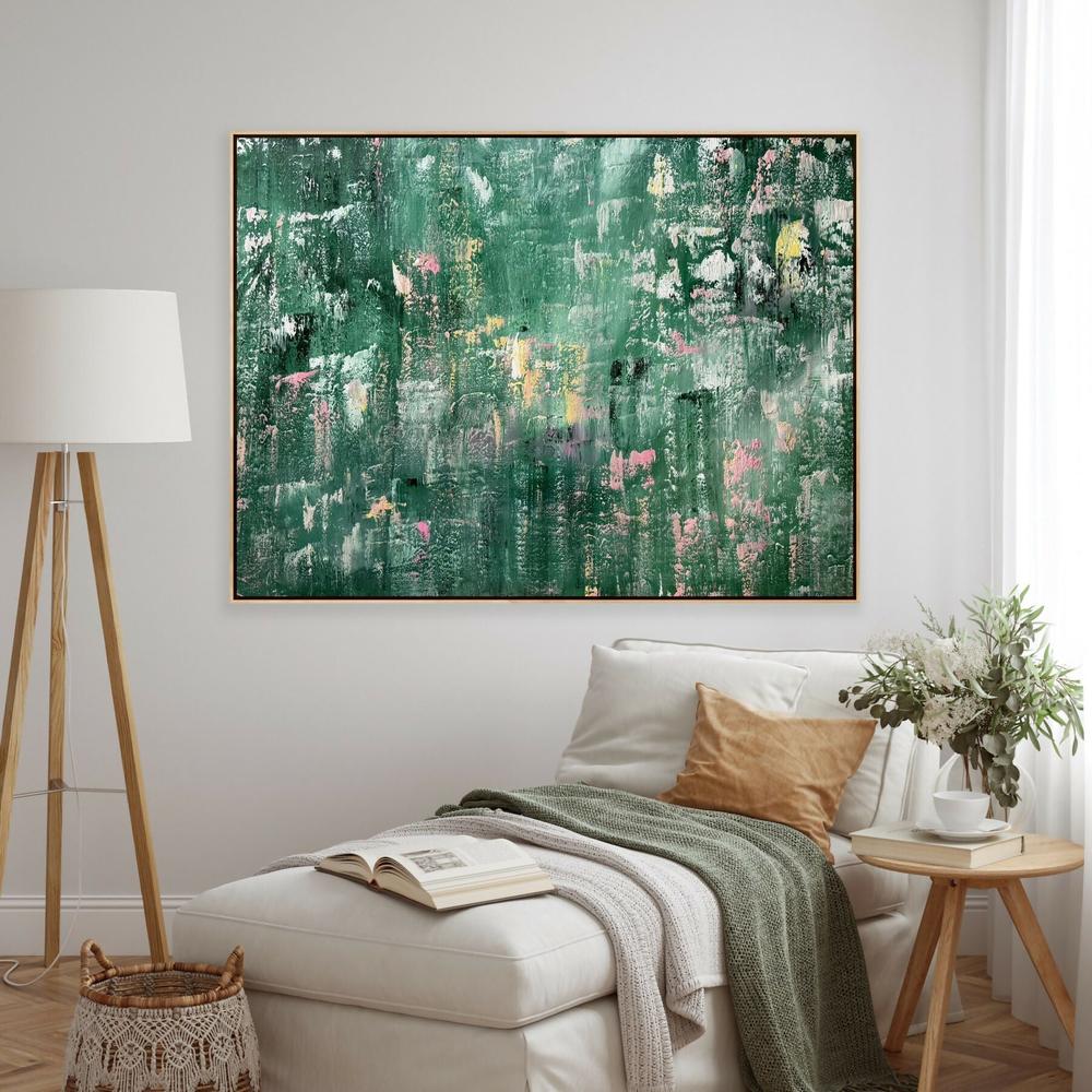 The Old Garden Waking Up , Original Artwork-by-Alanah Jarvis-original art-Gioia