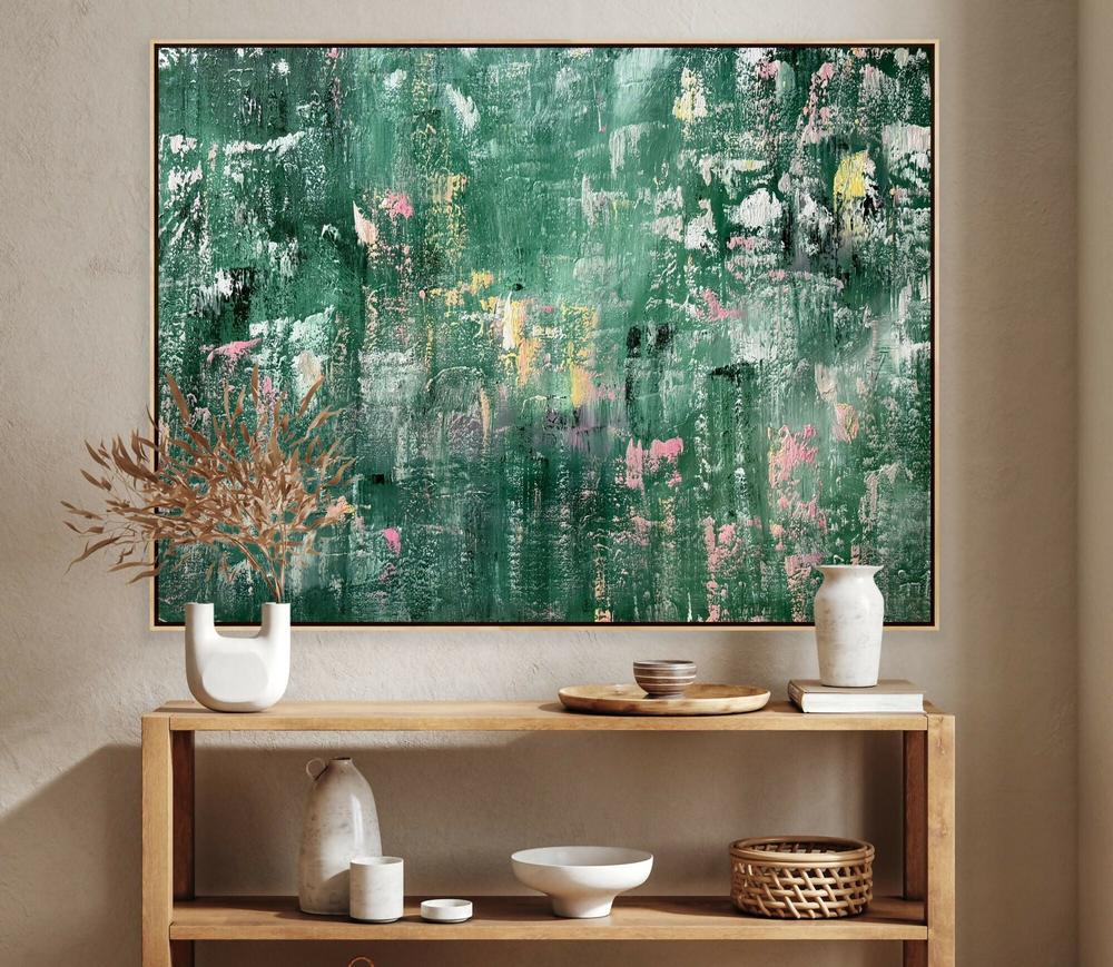 The Old Garden Waking Up , Original Artwork-by-Alanah Jarvis-original art-Gioia
