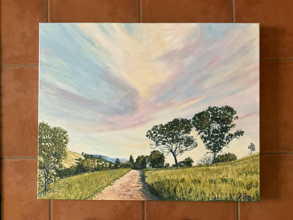 The Road to Home-by-Robyn Gray-original art-Gioia
