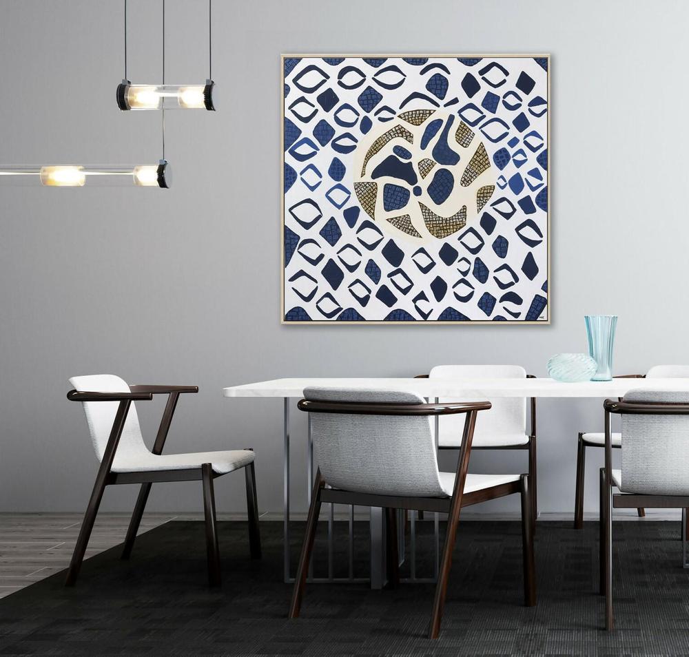 The South Pacific Ocean, Original Hand-Painted Canvas By Ani Ipradjian-by-Ani Ipradjian-original art-Gioia