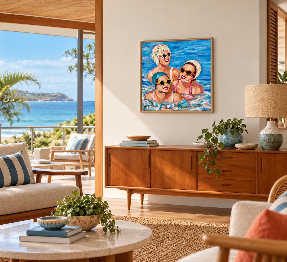 The Three of Us-by-Glenda Borchard-original art-Gioia
