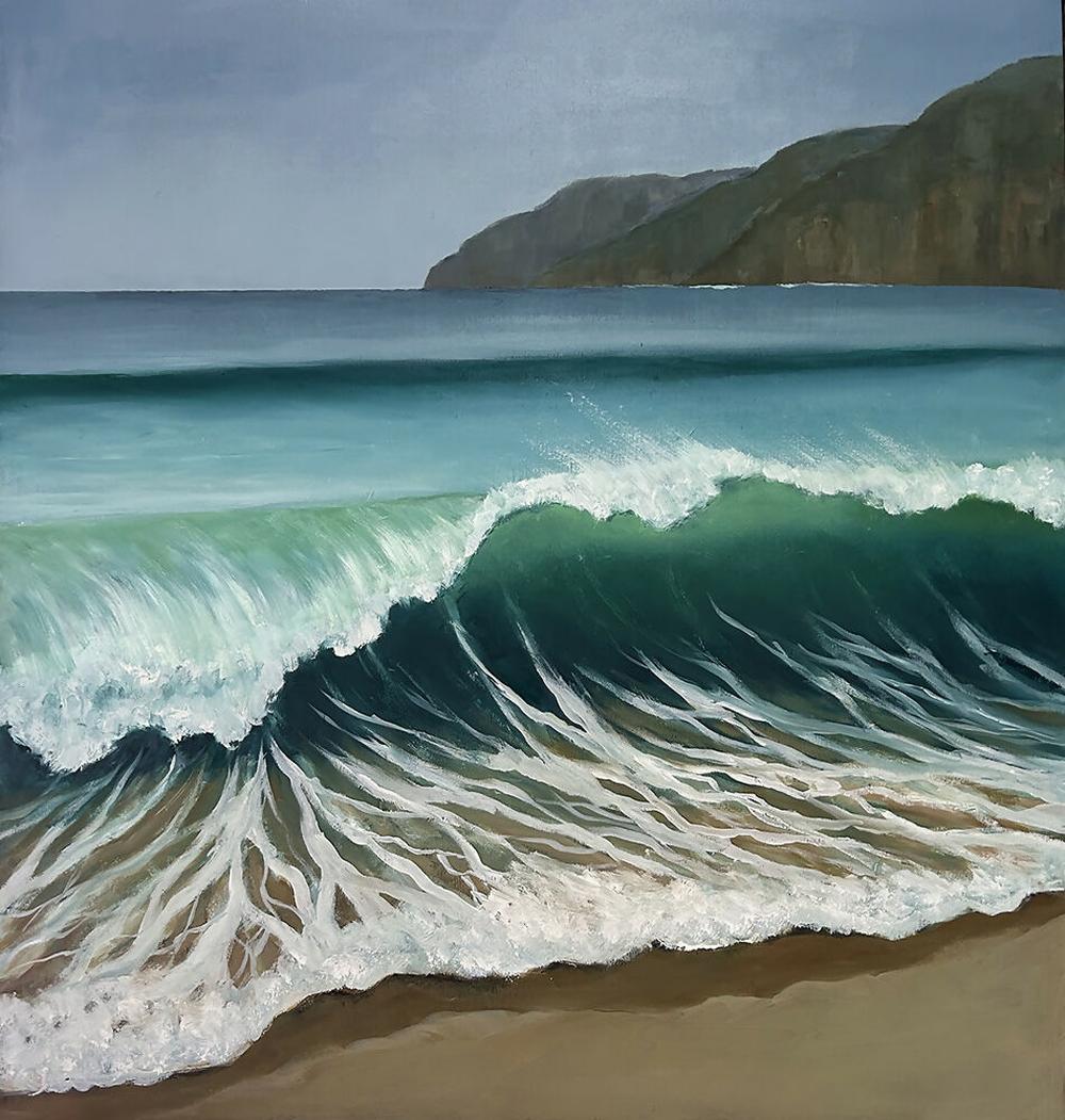 The Wave-by-Pamela Gleeson-original art-Gioia