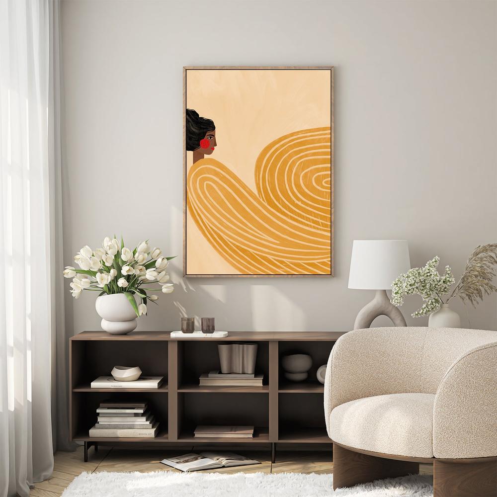 The Woman With The Yellow Stripes