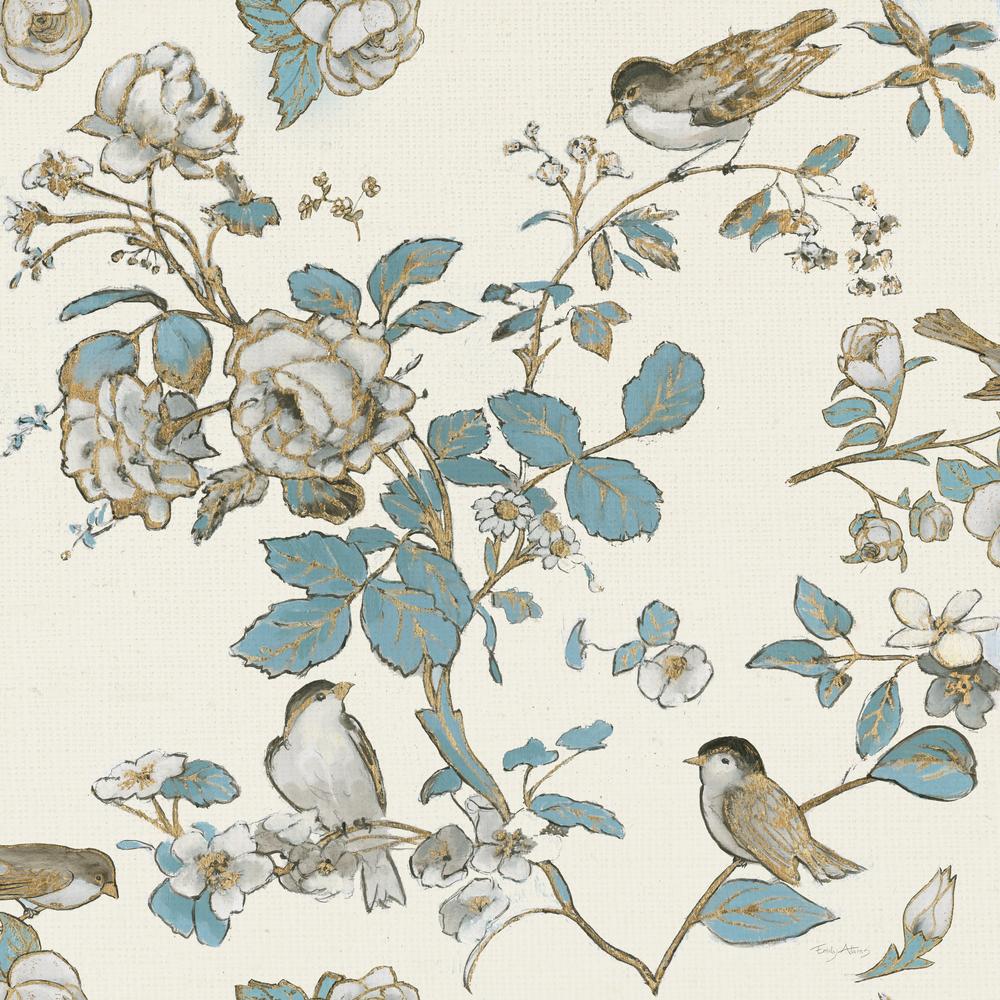 Toile Birds Pattern IB-wallpaper-eco-friendly-easy-removal-Emily Adams-1