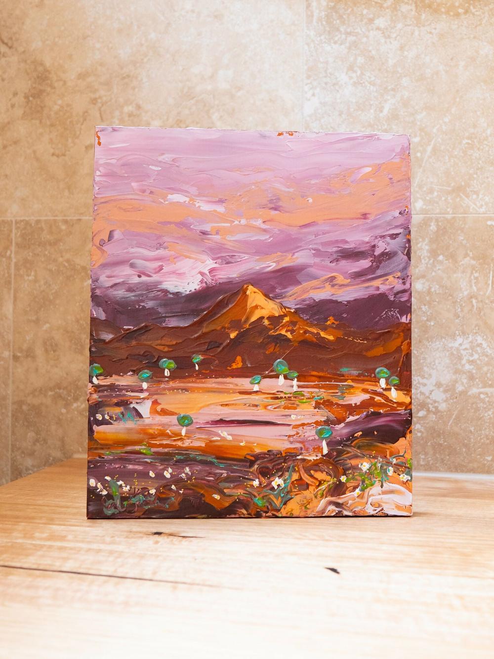 Too Much To Say , Original Artwork-by-Elle Pervez-original art-Gioia