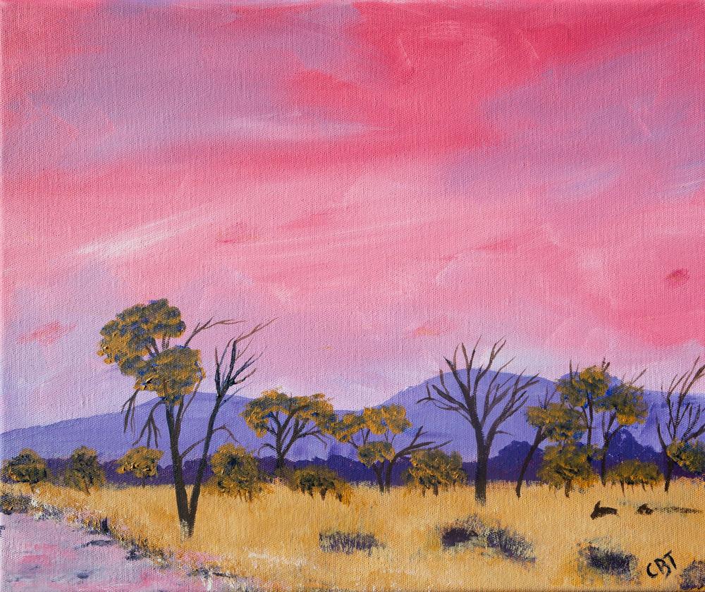 Track to the Airport-by-Carolyn Brennan-Tucker Original Art-original art-Gioia