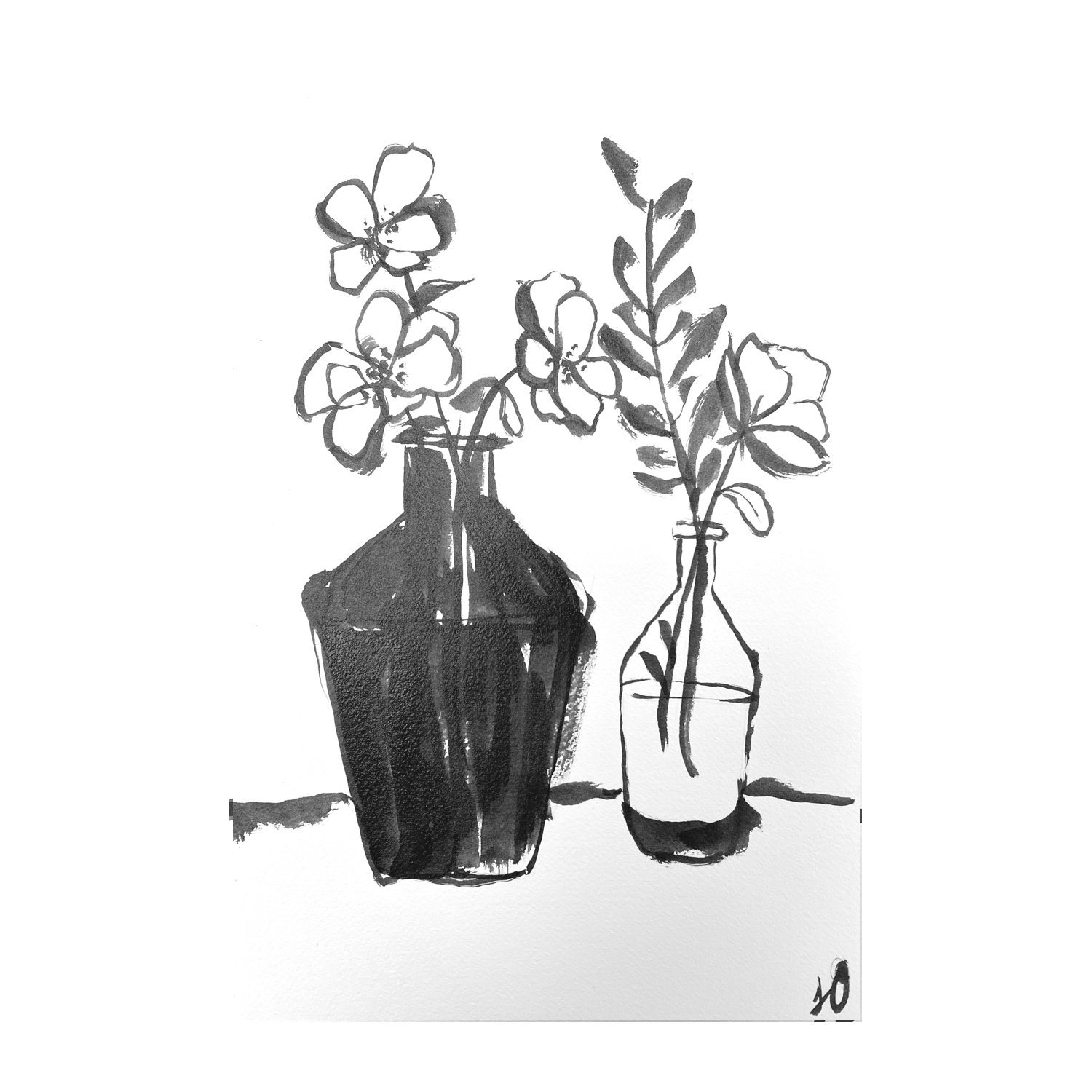 Original Indigenous HandPainted Canvas, Template Wall Art Print