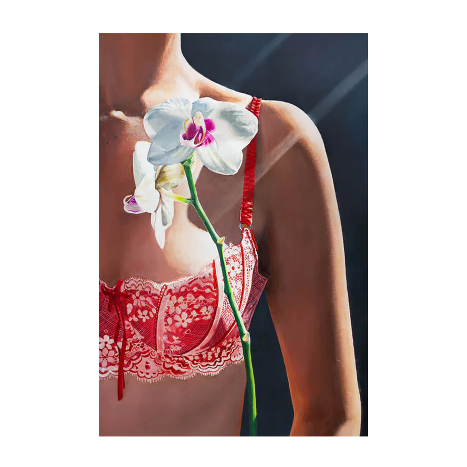 Original Indigenous HandPainted Canvas, Template Wall Art Print