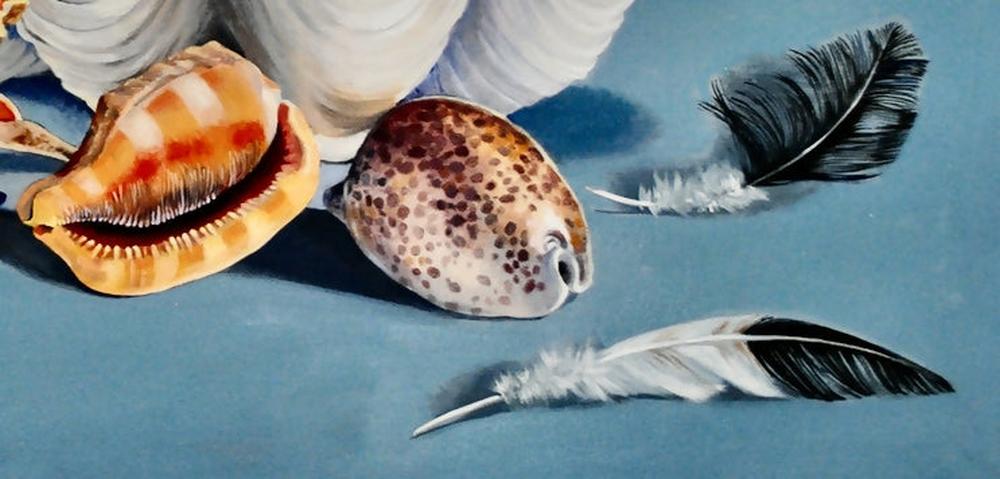 Treasures Of The South Pacific-by-Carol Forbes Croad-original art-Gioia