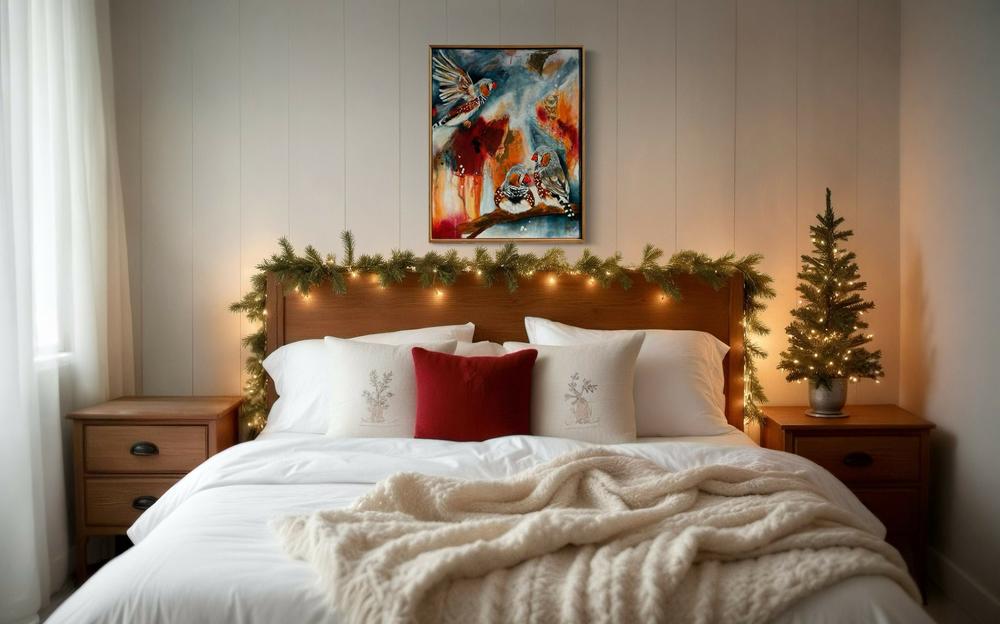 Trio In Tune, Original Hand-Painted Canvas By Emily Birdsey-by-Emily Birdsey-original art-Gioia