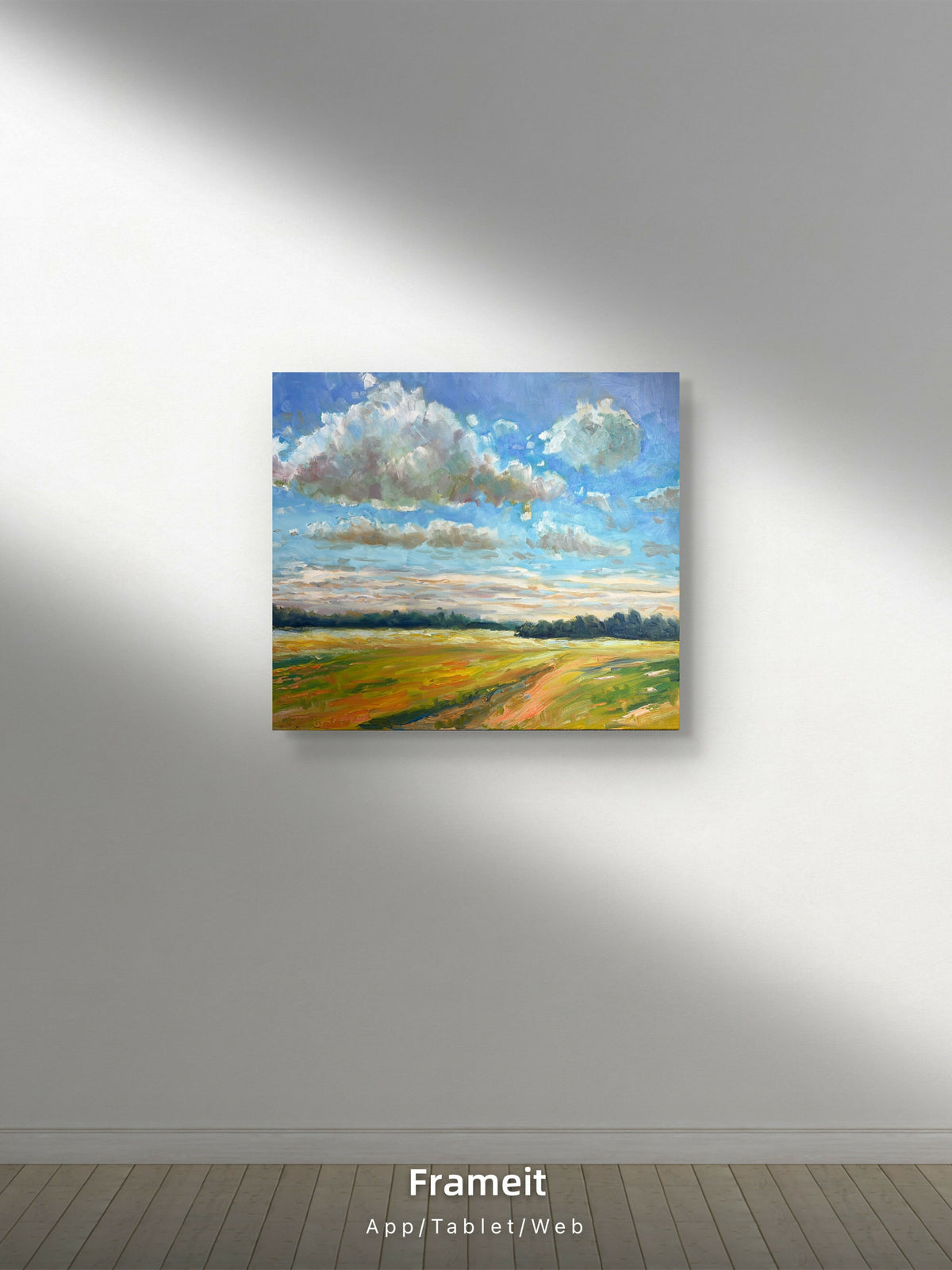 Sky Over Yellow Field