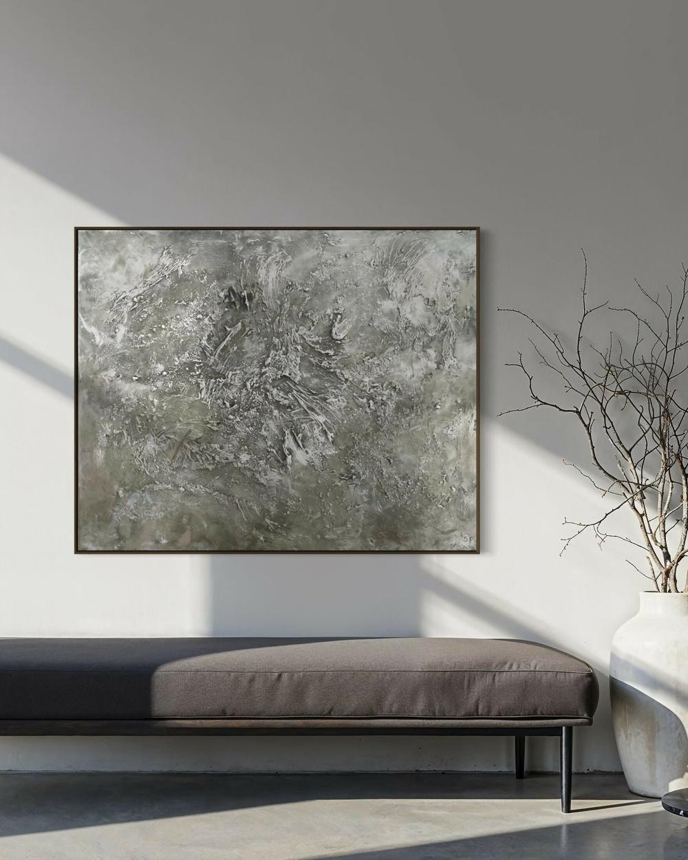 Uguisu Stone-by-Sarah Farinski-original art-Gioia