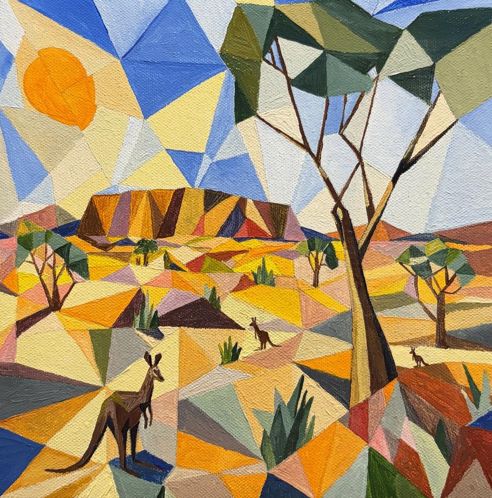 Uluru mosaic-by-Vasily Kulchenko-original art-Gioia