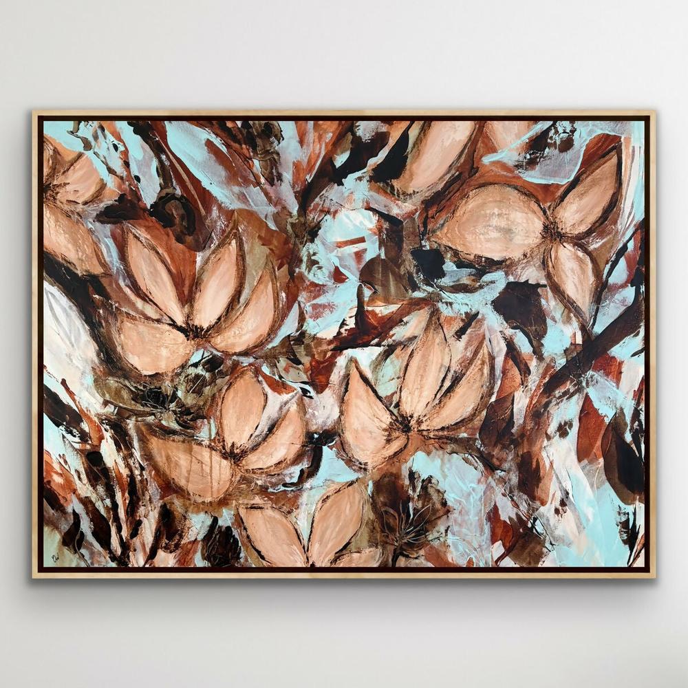 Untamed Botanical Reverie-by-Carrie Welsh-original art-Gioia