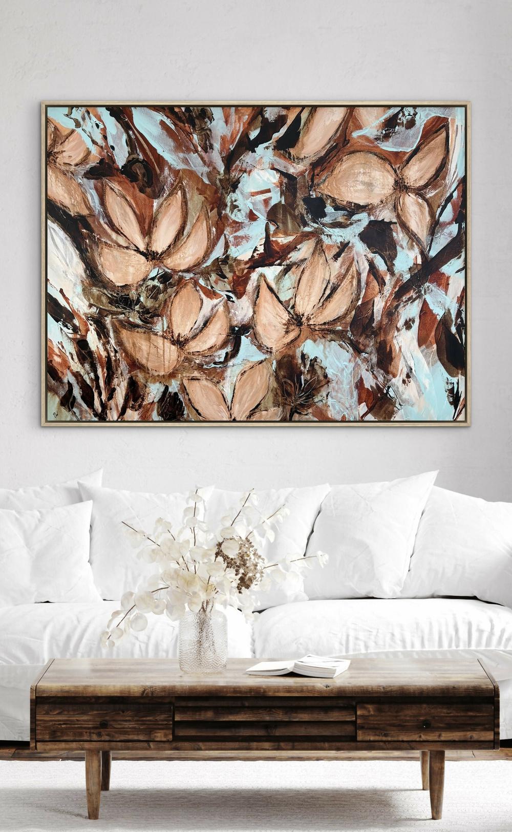 Untamed Botanical Reverie-by-Carrie Welsh-original art-Gioia