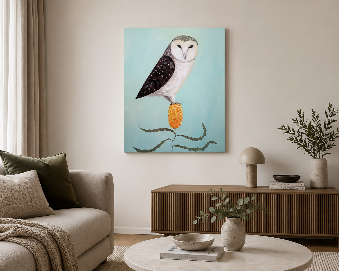 The Owl and the Banksia
