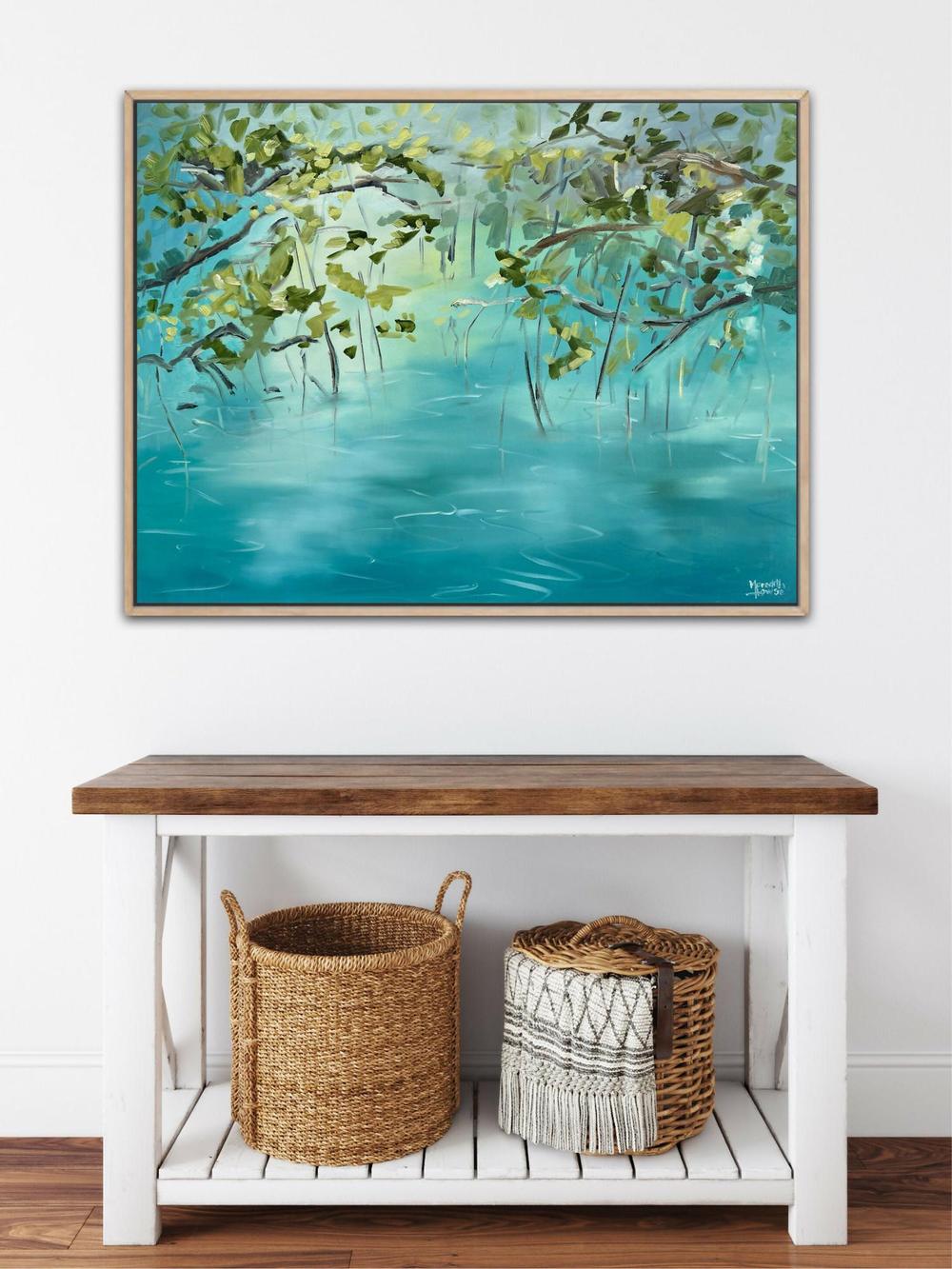 Upper Daintree 1, Original hand-painted artwork by Meredith Howse-by-Meredith Howse-original art-Gioia