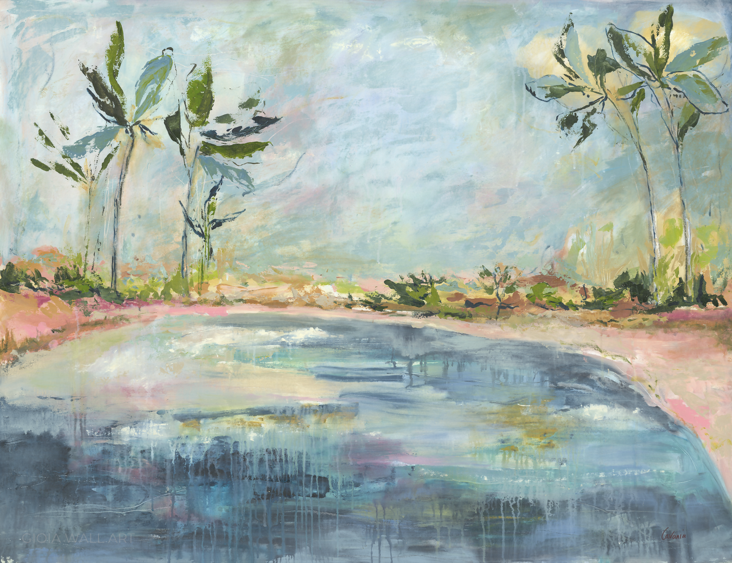 Safe Haven Acrylic On Canvas 95X118Cm By Karen Cavania Original Artwork