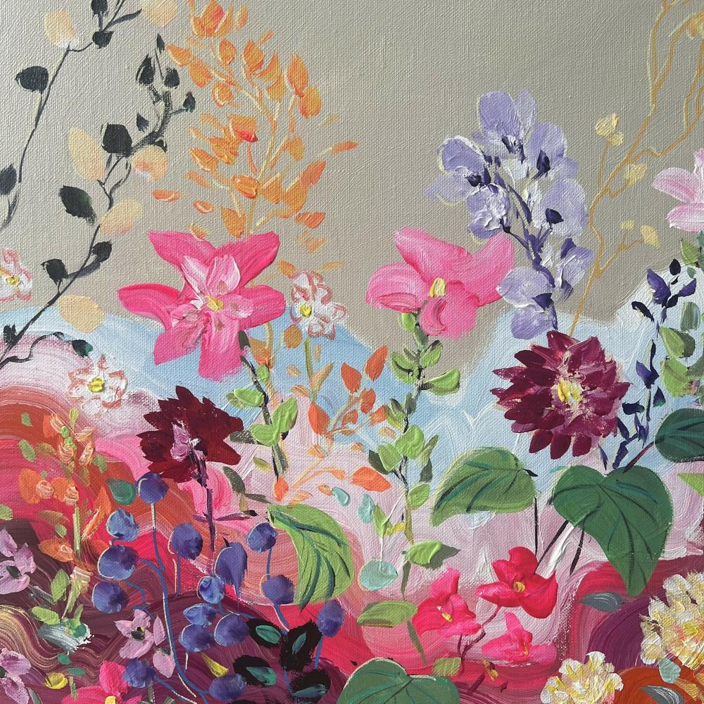 Vibrant Vintage. Original hand-painted artwork by Meredith Howse.-by-Meredith Howse-original art-Gioia