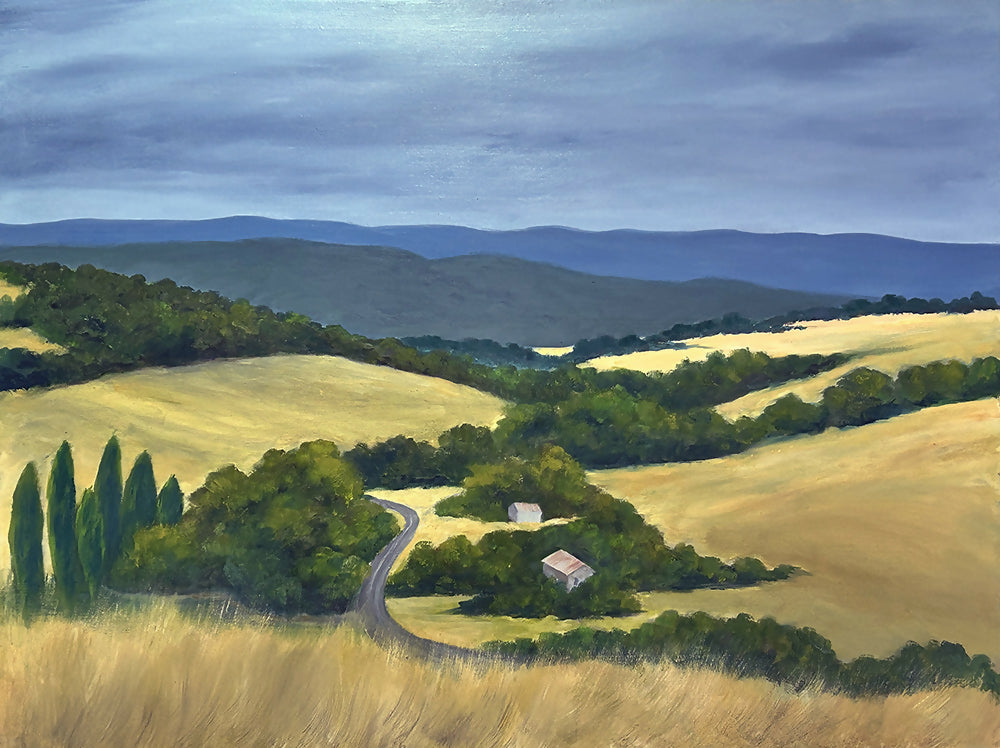View from Guildford Lookout-by-Pamela Gleeson-original art-Gioia
