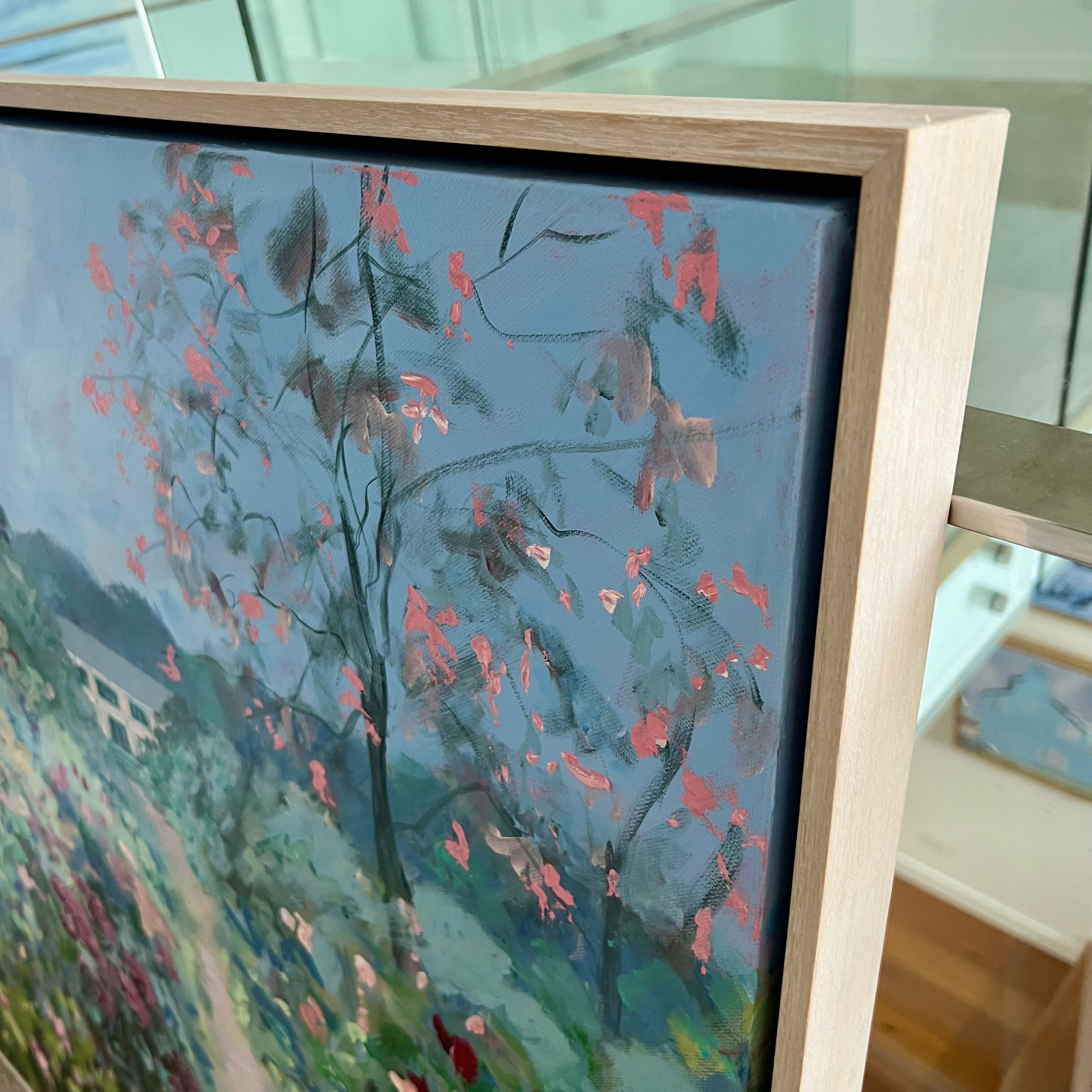 Giverny Flower Path , Original Artwork