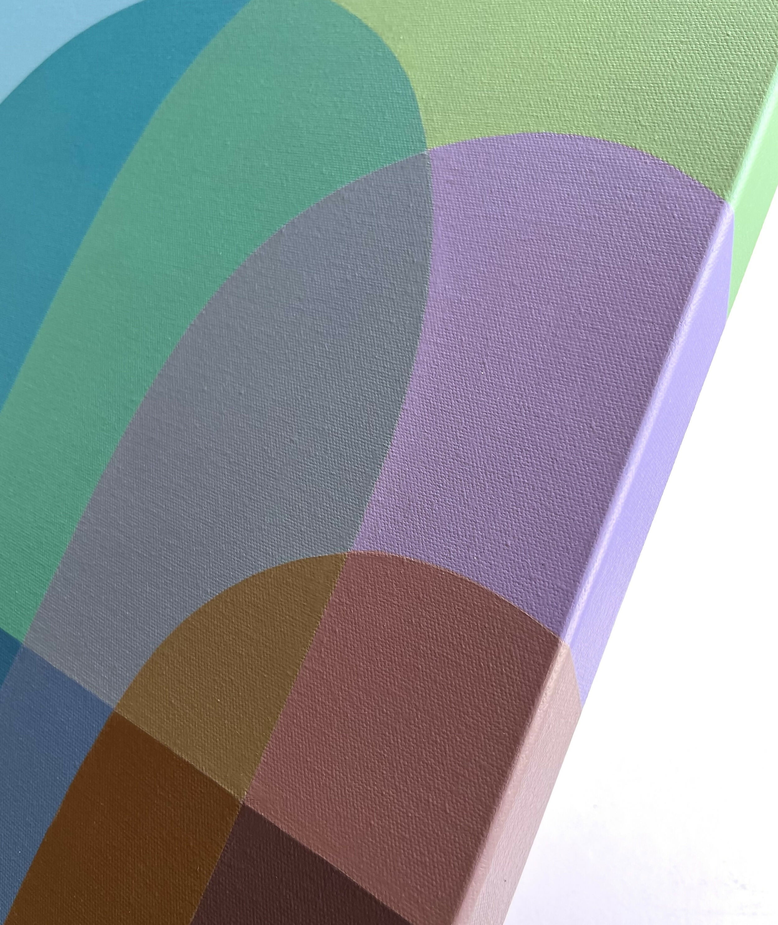 Still Water, Original Hand-Painted Canvas by Charlotte De Pace