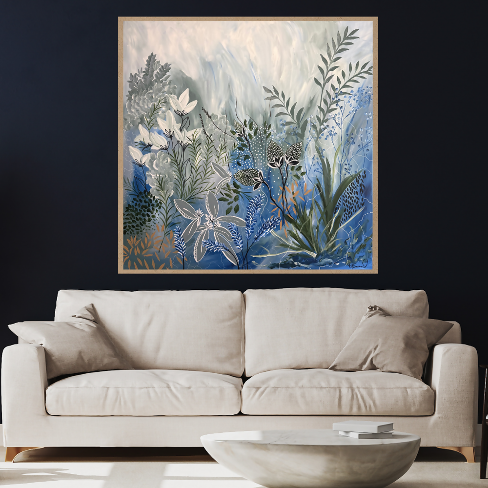 WHISPERS OF BLUE-by-Lyn Townsend Art-original art-Gioia
