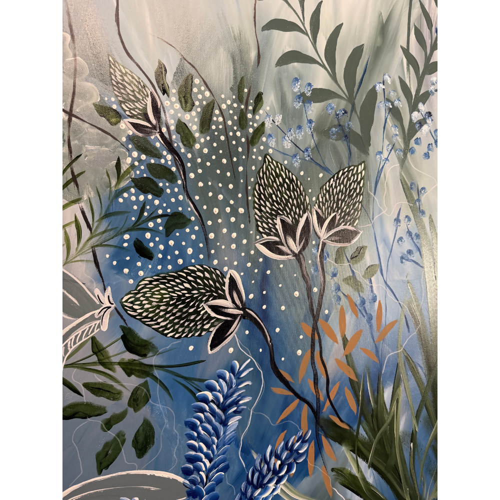 WHISPERS OF BLUE-by-Lyn Townsend Art-original art-Gioia