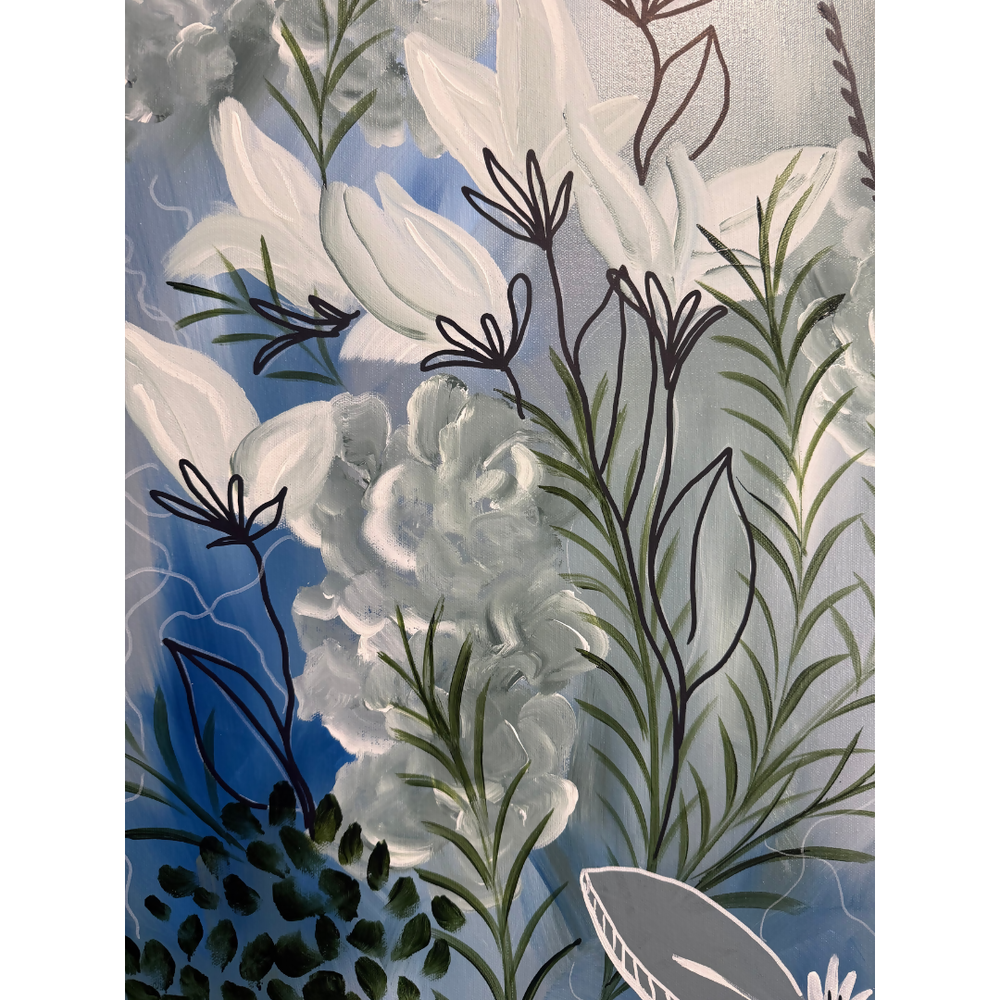 WHISPERS OF BLUE-by-Lyn Townsend Art-original art-Gioia
