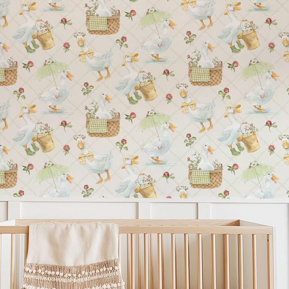 Waddle and Bloom Pattern IA-wallpaper-eco-friendly-easy-removal-Beth Grove-2