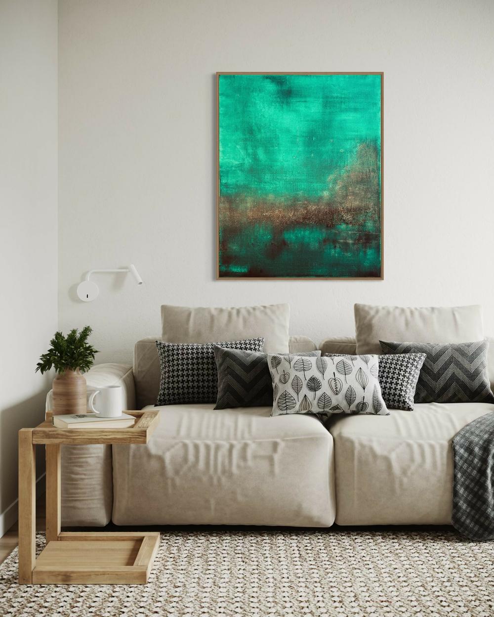 Wait In The Fire-by-Nadine Hobson-original art-Gioia