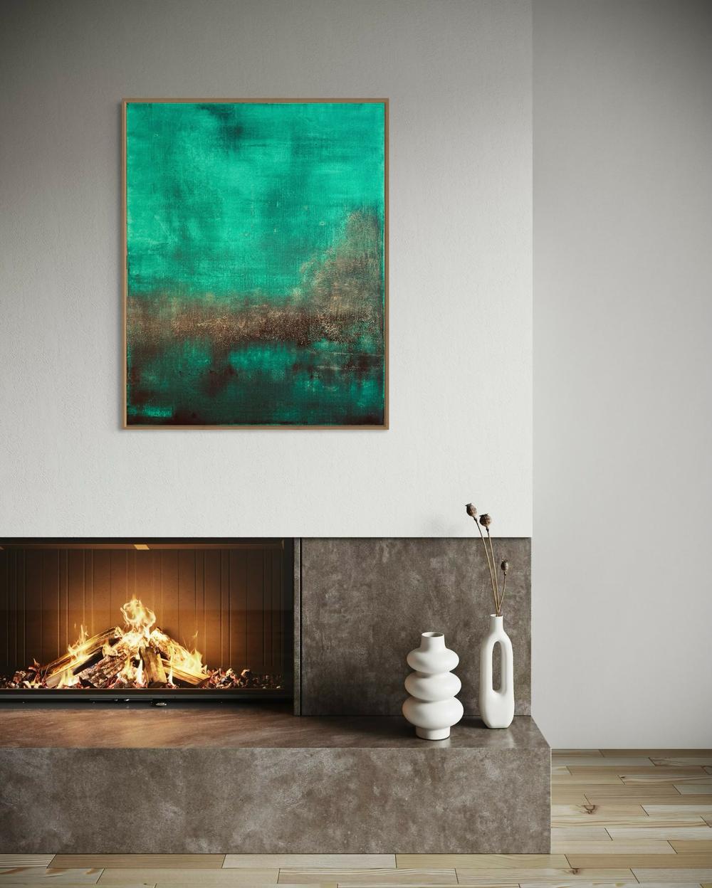 Wait In The Fire-by-Nadine Hobson-original art-Gioia
