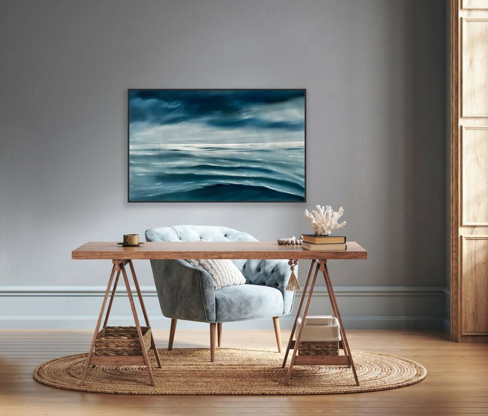 Watching the Rain Roll In-by-Alanah Jarvis-original art-Gioia