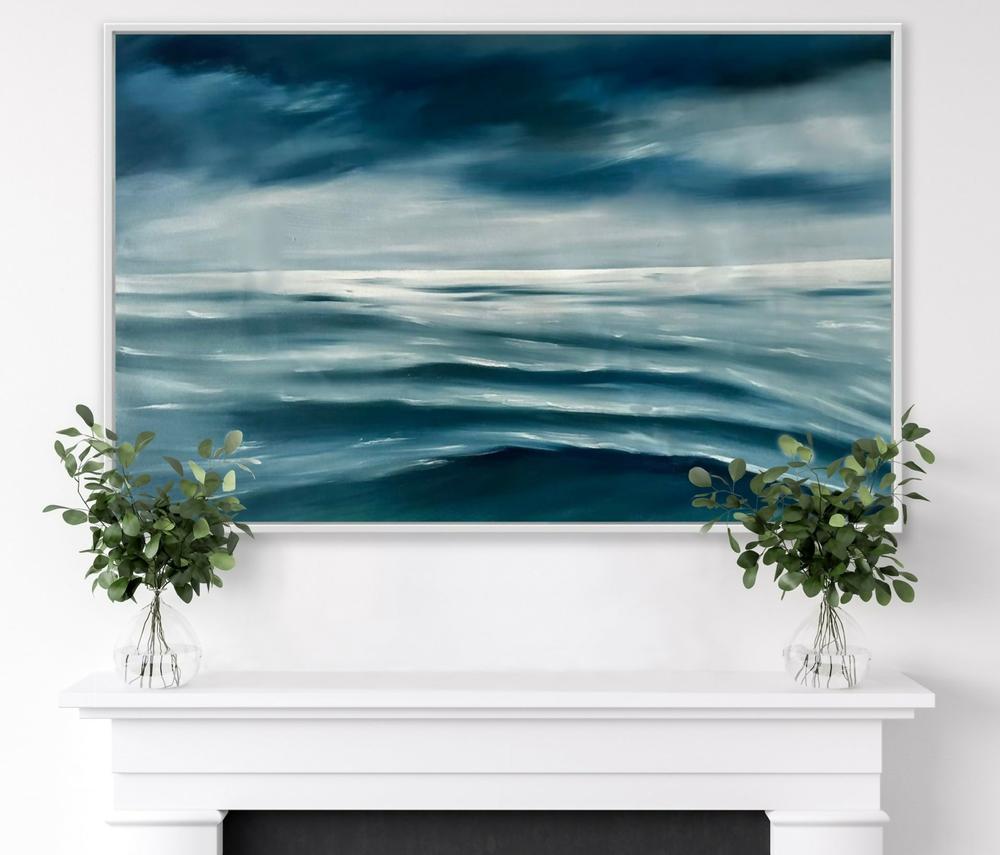 Watching the Rain Roll In-by-Alanah Jarvis-original art-Gioia