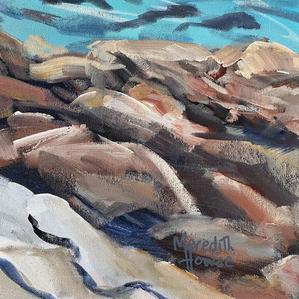 Watsons Bay, Original Hand-Painted Canvas By Meredith Howse-by-Meredith Howse-original art-Gioia