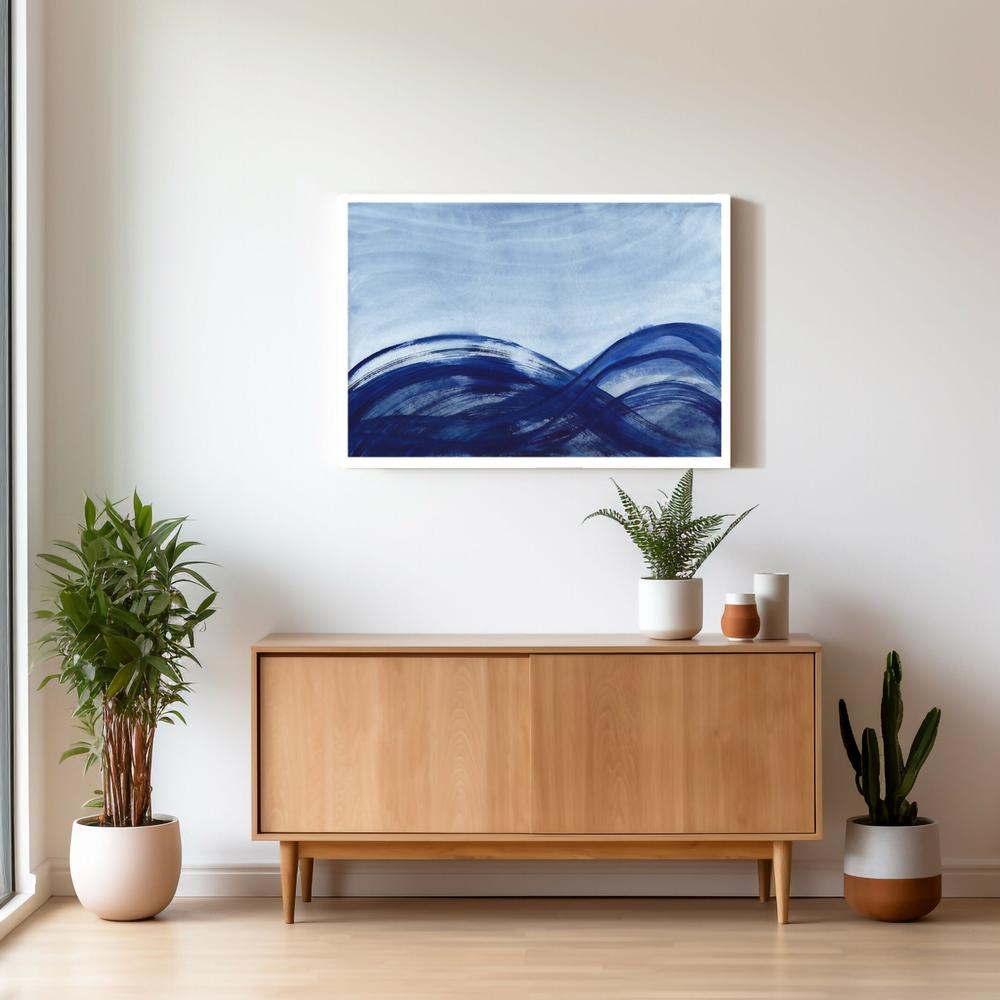 Waves In Flow, Original Artwork By Danushka Abeygoda-by-Danushka Abeygoda-original art-Gioia