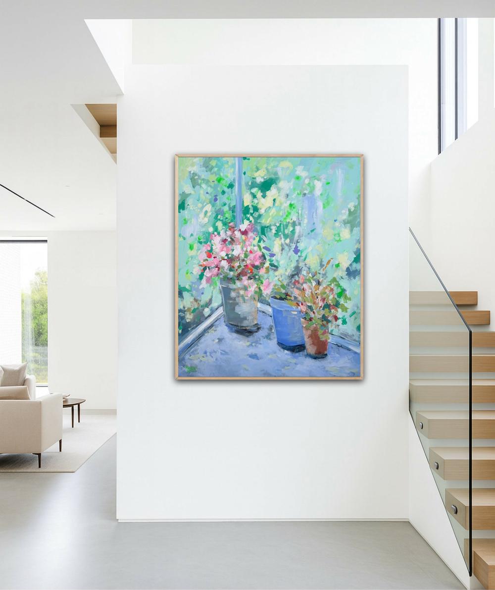 Weekend Gardener-by-Meredith Howse-original art-Gioia