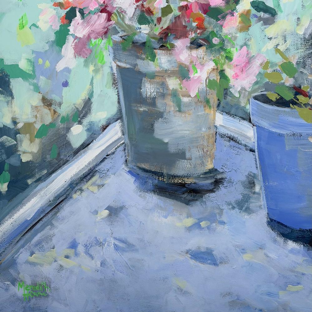 Weekend Gardener-by-Meredith Howse-original art-Gioia
