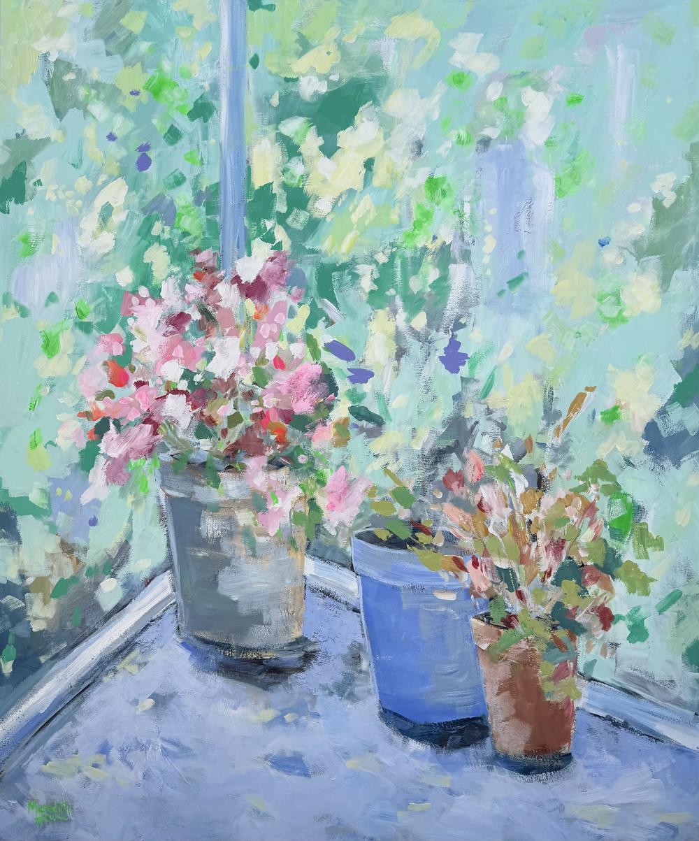 Weekend Gardener-by-Meredith Howse-original art-Gioia