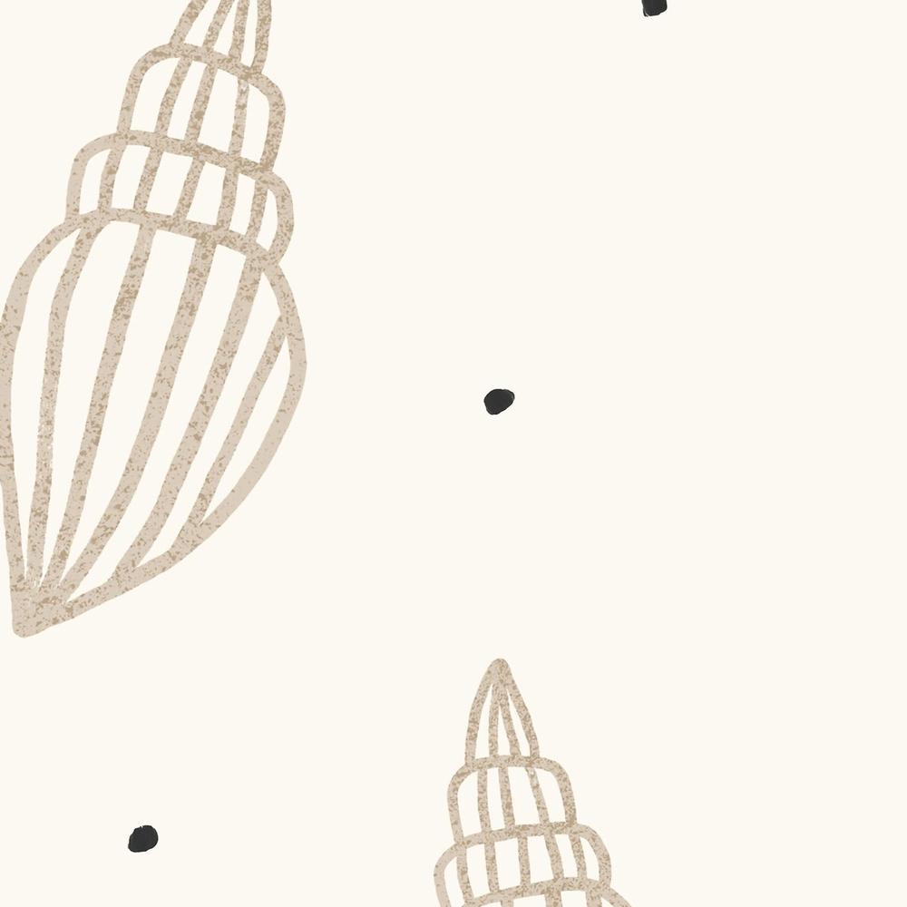 Wentletrap Seashells-wallpaper-eco-friendly-easy-removal-Gioia Wall Art-3