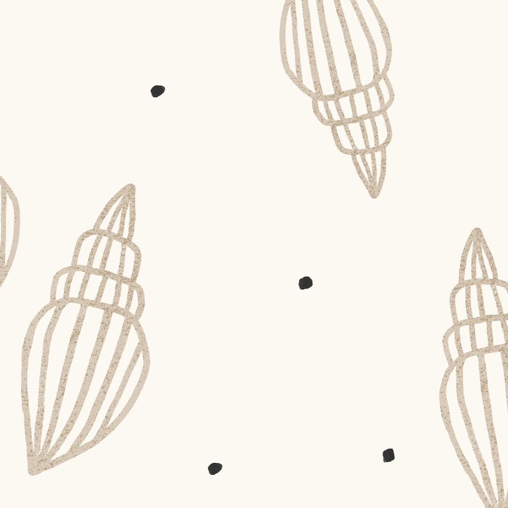 Wentletrap Seashells-wallpaper-eco-friendly-easy-removal-Gioia Wall Art-4