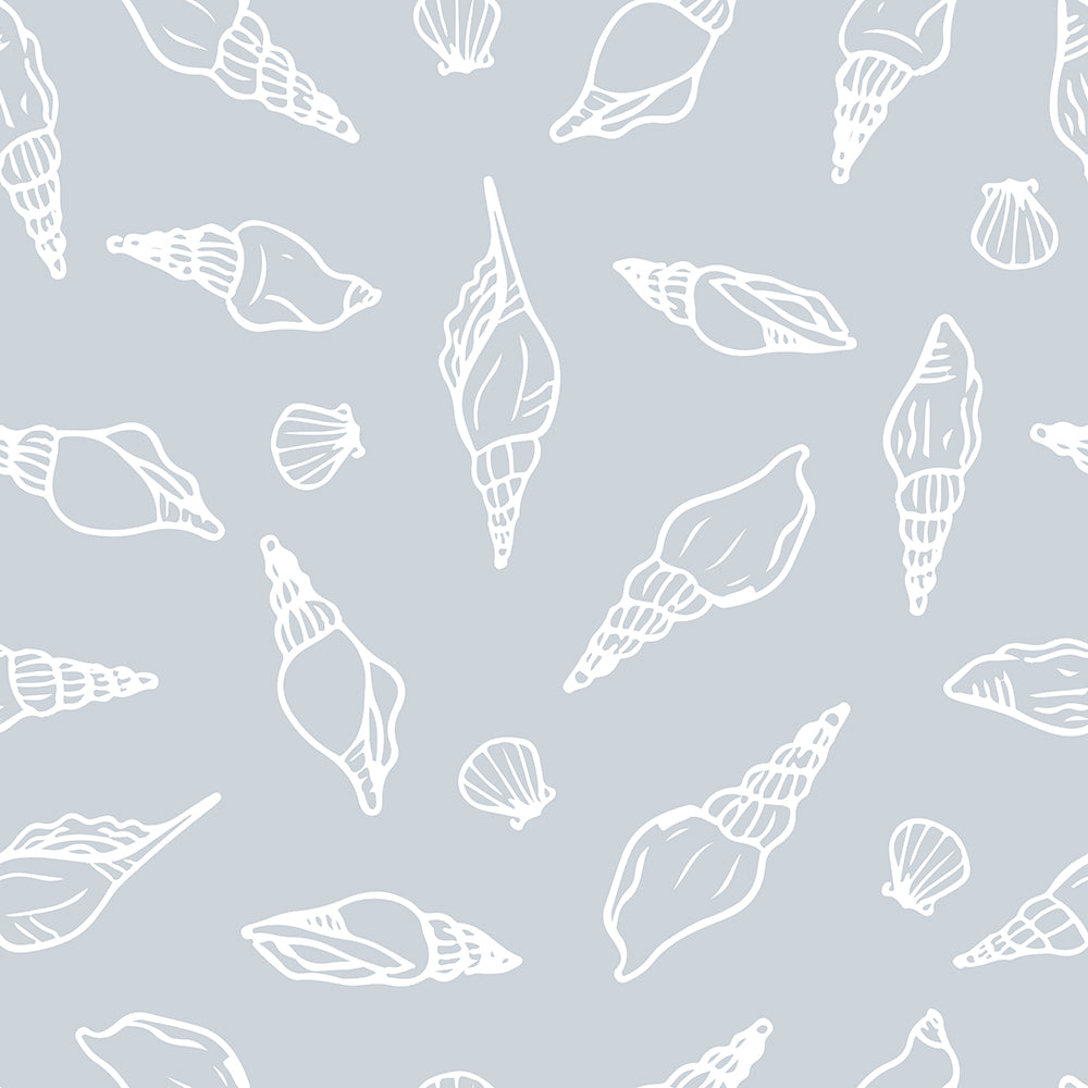 Whelk And Scallops-wallpaper-eco-friendly-easy-removal-Gioia Wall Art-1